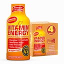 Energia Vitaminada Imne+ Energia extra S'ha disparat a Orange Burst, 100% DV BV-Vitamins & 260mg Caffeine Cynabel, Sugar-Free, Vegan, 192 Imunity & Energia Suport a 1, 1773 fl, 4 Phack