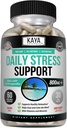Kaya Naturals - dabas augu stress atbalsts Vitamīnu papildinājums relaksēties un nomierināt prāts - Boost Mood - Laimīgas tabletes - Stress Relief Support - Vitamīnu Papildinājums - 60 kapsulas