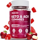 Keto ACV Gummies Advanced Weight - L0ss-,- Keto Gummy Supplement for Women and Men, 1500MG Apple Siidri äädikas & Vitamiin B12, Vegan & Non-GMO, Detox & Cleanse, Low Carb, 60 Count