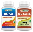 Best Naturals BCAA 3200mg & Zinc Citrate 30 mg