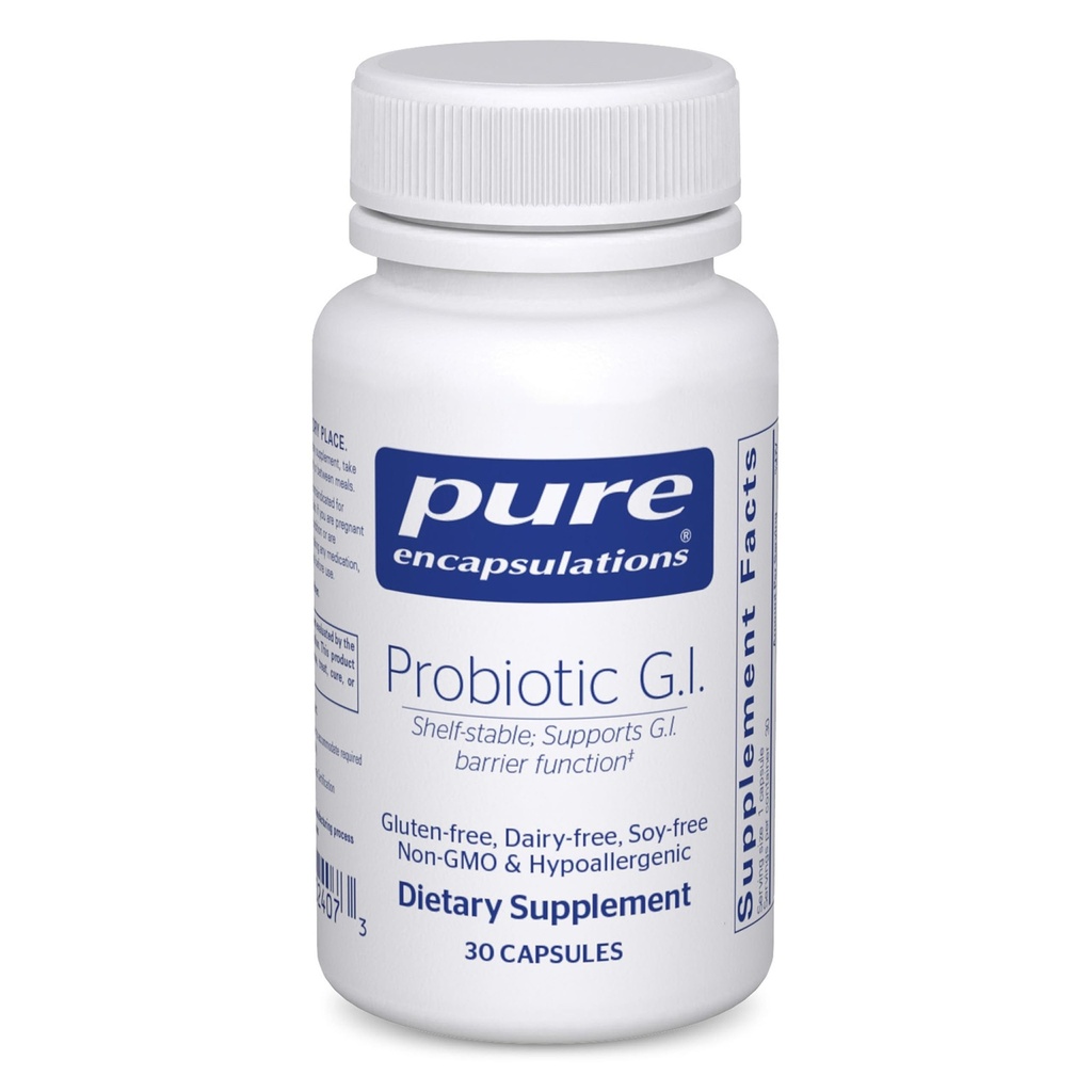 Pure Encapsulations Probiotic G.I. - Shelf Stable Probiotic for Intestinal Health & Gastrointestinal Support* - with Lactobacillus & Bifidobacterium - 30 Capsules