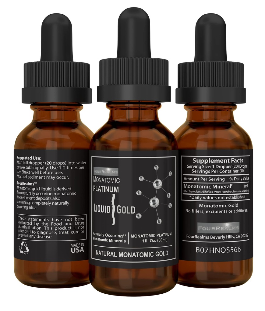 Mono-Atomic ORMUS - Monoatomic Platinum, Monatomic Orme 1oz