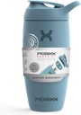 Promixx Pursuit Shaker Bottle Isoleeritud roostevabast terasest Vesi pudel ja raputuskarp, 18oz, Ocean Calm Blue