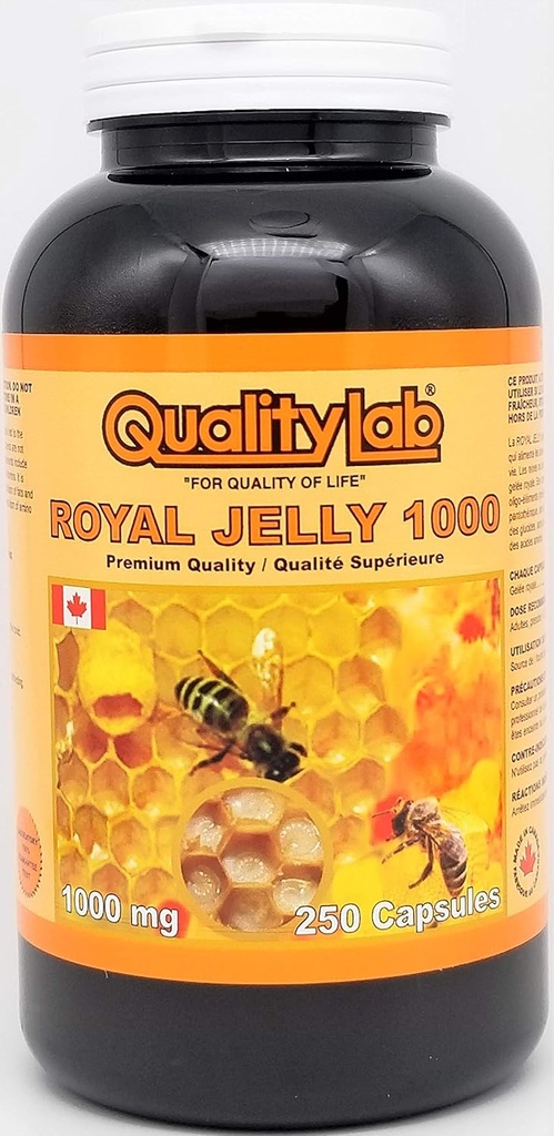 Royal Jelly 1000 mg 250 kapselia (Made in Canada)