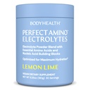 BodyHealth PerfectAmino Electrolyte Powder No Sugar, Hydration Fasting Keto Zero Sugar Electrolytes Drink Mix with Trace Minerals - Lemon Lime - 30 Servings