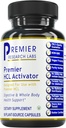 Premier Research Labs Premier HCL Activator - Pepsin Digestive Enzimas Suplemento para função digestiva ideal para homens e mulheres, baixo ácido estomacal, absorção nutriente - 90 Cápsulas vegetarianas