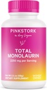 Roosa Stork Monolaurin Pellets - Vegan Lauric Acid Immune & Soolestiku Toetus Naistele - Mikroobide tasakaal, Seedetrakti Tervis - Lõhnatu, Scoopable Monolaurin Supplement - 226g - 75 Servings