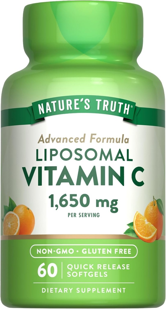Verdade da natureza Vitamina C lipossômica 1650mg 60 Softgels