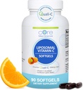 Liposmaltaminata C 1000mg de Medicaled Science, 90 Softlis - No-GMO Natural Lipostoma Vitatamina C suplementari que la pell promolosa - Imune System Booster per a adults, implementació de Collage