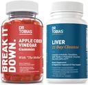 Dr. Tobias Liver 21 Day Cleanse and Apple Cider Vinegar Gummies - Support Digetical Health and Liver Detox, Vegan, Non-GMO