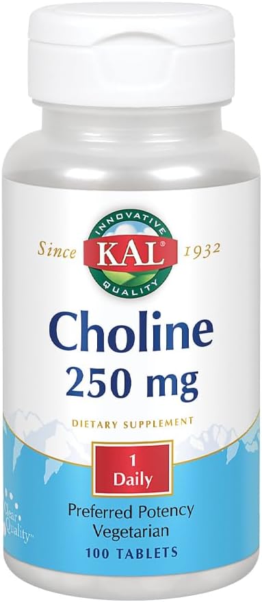 KAL Choline Tabletten, 250 mg, 100 Zähler