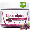 Zero Sukker - Concord Grape Electrolytes pulver - Meget forfriskende Hydration - Koffeinfri energi med alle naturlige ingredienser - Vegan, Keto & Paleo - Sukkerfri Elektrolytter Drikkeblanding - 30 Serveringer