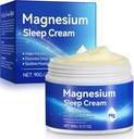 Magnesium Oil Cream for Sleep, Magnesium Body Butter - Dukungan untuk Tidur, Kram Kaki, Gabungan Dukungan,