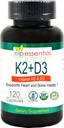 K2 có D3 phụ trợ xương và tim, Capsules K2+D3 caples 120 Capsules