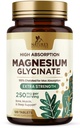 Magnesium Glycinate 250mg Per Serving - 100% Chelated Magnesium Supplement - High Absorption Mag Glycinate Supports Sleep, Heart Health, Bone, & Muscles - Gluten Free, Vegan, USA Bottled - 120 Tablets