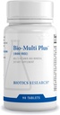 Biotics Research Bio Multi Plus Iron Free Multivitamin, Chelated Minerals, Iron Free, Fat Soluble Bitamin Emulatuak, antioxidatzaile handiak, SOD, Catalase 90 Tablets