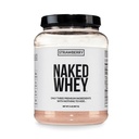 NAKED Strawberry Whey Protein Powder, Only 3 Ingredients, 25g Grass Fed Whey Protein Powder, Aid Muscle Growth & Recovery - 24 Servings