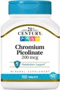 21st Century Chromium Picolinate 200 mcg 100 вкладок