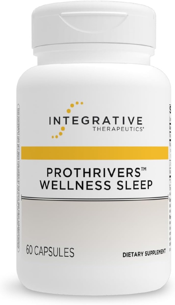 Integrativ Terapeutika ProTrivers Wellness søvn - søvnstøtte Supplement for voksne* - Støtte med Melatonin & Magnesium - Vegan, Glutenfri & Dairy-Free - 60 kapsler (60 Serveringer)