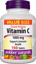 Webber Naturals vitamina C Timedpate 1000mmg, 150 pestanyes