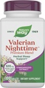 Nature's Way Valerian Nighttime, Herbal Sleep Aid*, Valerian Extract, Gluten-Free, 100 정제의 서빙 당 320 mg