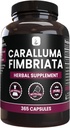 PURE ORIGINAL INGREDIENTS Caralluma Fimbriata (365 Capsules) No Magnesium Or Rice Fillers, Always Pure, Lab Verified
