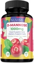 D Mannose 120 Kapsül - Dose başına 1000 mq - Dietary Supplement Urinary Tract Health - Natural Vegan UTI Defense