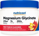Nutricost Magnesi Glicitiu Powder (Fruit Prick, 250 Grams)