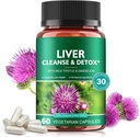 Liver Cleanse & Detox Pills for Liver Health Repair - with Milk Thistle Extract, Dandelion Root, Ginger, Beetroot Powder & Vitamins - Natural Liver Support, 60 Vegan Capsules