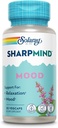 SOLARAY SharpMind Mood Support supplement, Nootropic for chillation and Stress Relief, Zembrin, Holy Basil, Lithium 5mg, Organic Reishi Mushroom, 60 Day Guarantee, 30 Servings, 30 VegCaps