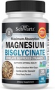 Magnesium Bisglycinát 100% Chelate No- Laxative Effect - Maximum Absorpce & Biologická dostupnost, Plně reagováno & Buffered - Zdravá energie Svalová kost & Společná podpora - Non- GMO Projekt ověřen - 90 ct
