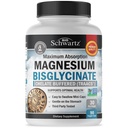 Magnesium Bisglycinate 100% Chelate No-Laxative Effect - Maximum Absorption & Bioavailability, Fully Reacted & Buffered - Healthy Energy Muscle Bone & Joint Support - Non-GMO Project Verified - 90 ct