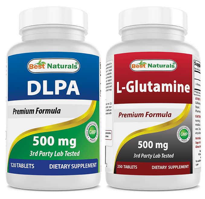 Best Naturals DLPA 500 mg & L-Glutamine 500 mg