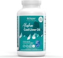 Jigsaw Gesundheit Alaskan Cod Liver Öl | 900 mg Omega-3s mit EPA, DHA und DPA | Inklusive natürlich gebrauchen Vitamine A & D | 180 Softgels | 60 Servierungen