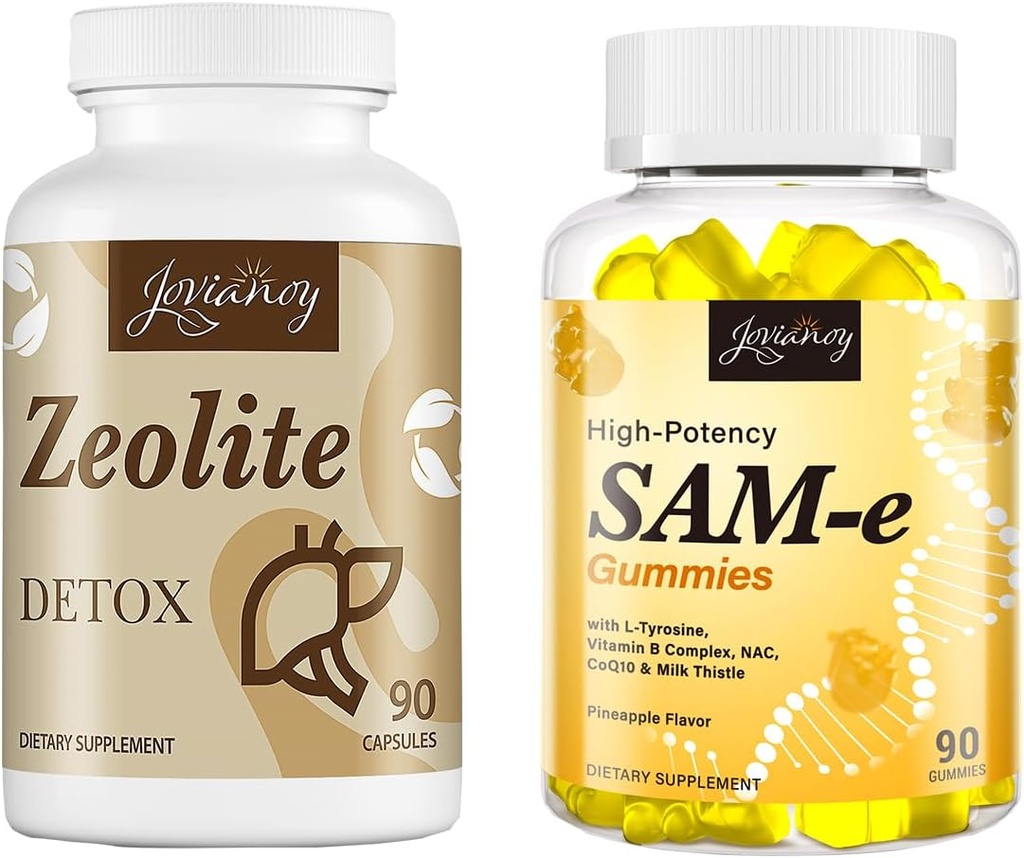 SAM-e Gummiet ja Zeolite Detox -kapselit
