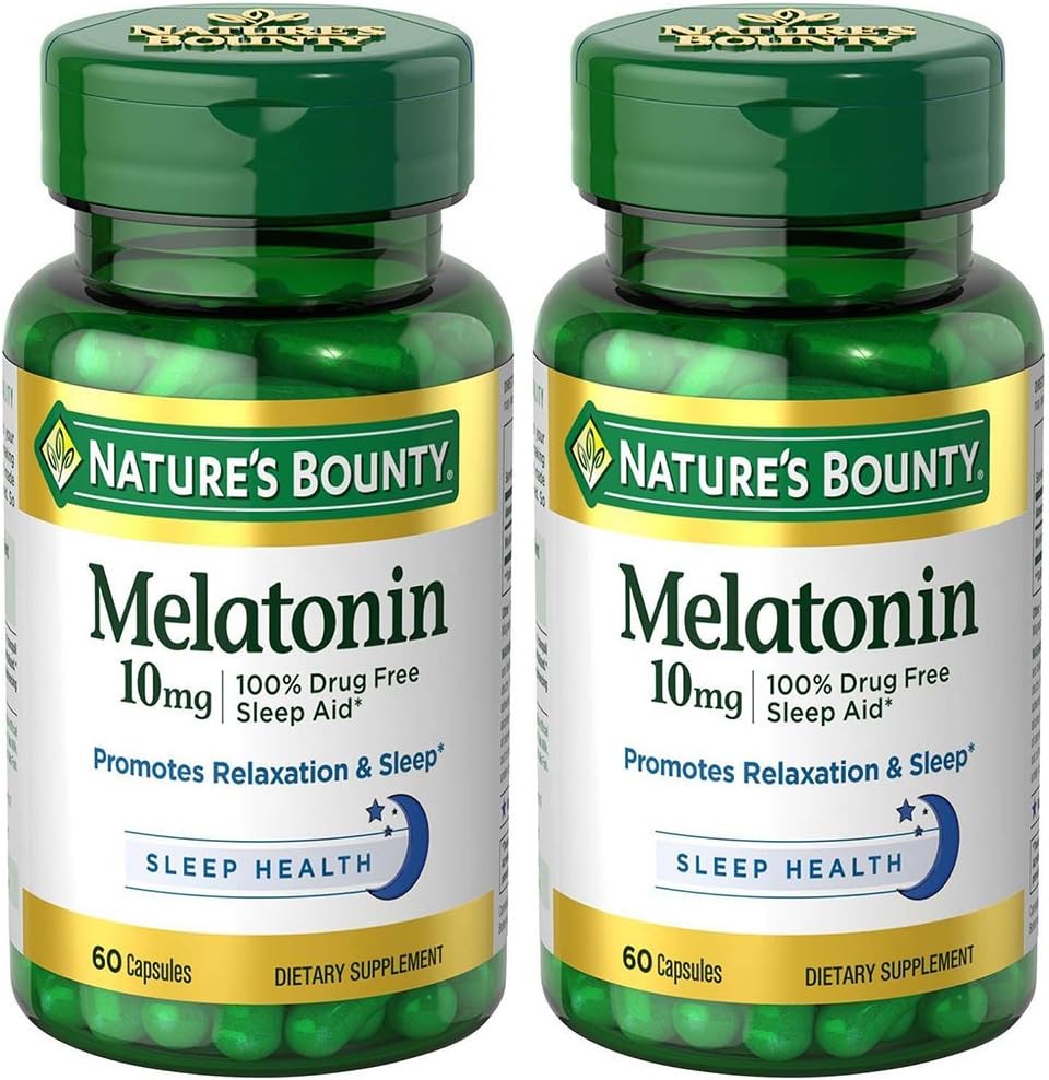 Melatonin 10 mg, 2 Şişe (60 Kont)