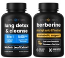 NutraChamps Complete Respiratory & Metabolic Support: Lung Cleanse & Berberine Duo