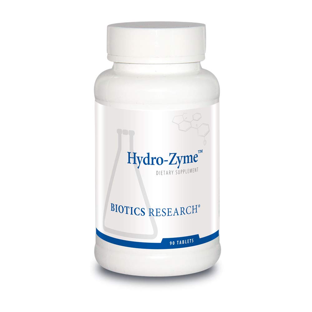 BIOTICS RESEARCH Hydro-Zyme Digestive Support, Contains Betaine Hydrochloride, Supports Healthy Gastric pH 90 Tablets