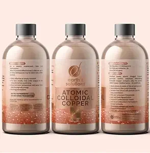 Copper- Atomic Colloidal Copper Solution for Vitality and Support - Ionic Supplement for Natural Wellness and Wellbeing