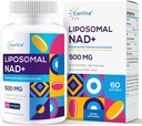 Liposomale NAD+ 500mg met TMG 250mg Softgels, Nicotinamide Riboside Alternatief, Werkelijk NAD+ Supplement, 60 porties