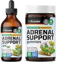 Supporto surrenale BIO KRAUTER 60 Gummies & supporto surrenale Tintura 4 Fl. Oz.
