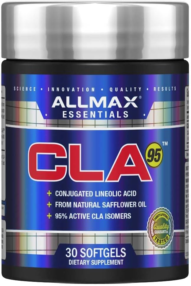 ALLMAX Uzturs - CLA (95% konjugētā linolskābe) - 30 softgels...