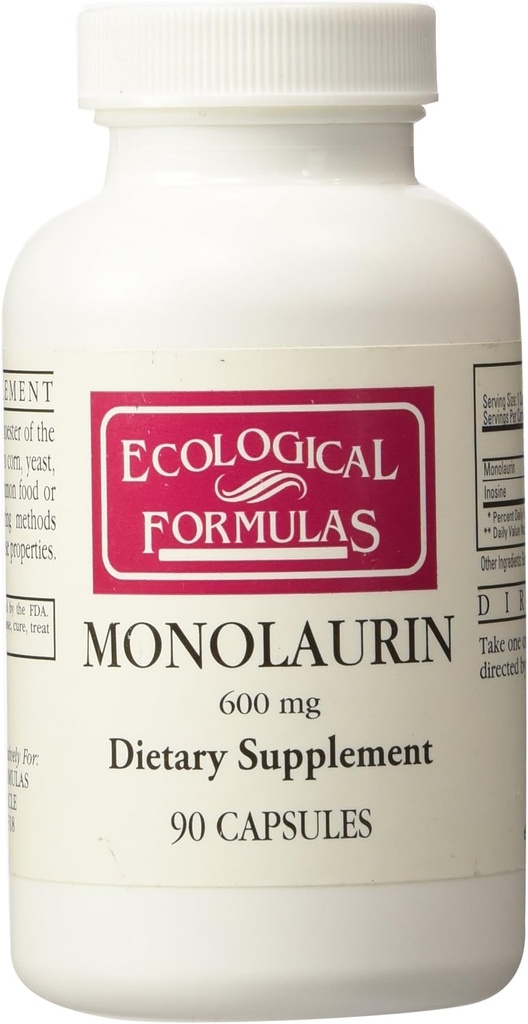 Ecological Formulas Monolaurin 600mg 90 kapszula