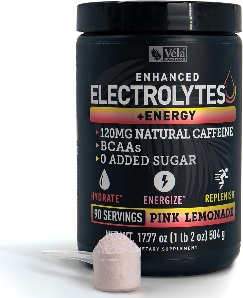 Electrolit Pre- Workout + Energetic Powder Drink Mix (90 Serviri 
