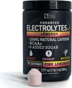 Pre- workout Electrolyte + Energy Powder Drink Mix (90 Servering Mex124; Pink Lemonade) w / 0 Sugar + BCAAs + B- Vitaminer Electrolyte Supplement w Kalium Zink & Magnesium til hydrering - Keto Electrolytes