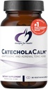 Designs for Health CatecholaCalm - Adaptogenic Herbs + Vitamins for Mood, Calm Support with L-Theanine, Passion Flower + Phosphatidylserine - Non-GMO Supplement (90 kapsulak)