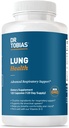 Д-р Tobias Lung Health Appliment with Vitamin C, Butterbur, Quercetin & Bromelain, Advanced Lung Cleanse Detox Formula for Bronchial & Preatrial System, Non-GMO, 120 капсули, 120 Сервиз