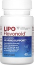 Lipo Flavonoid Advanced Hearing Support Daily Supplement - bidrar til å redusere risikoen for hørselsnedsettelse og fremmer optimal hørsel - 40 kapler