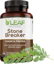 B 'Leaf Nature Chanca Piedra Stone Breaker, 100 Kapsules, 10000mg - Tradisional Herbal Kidney Dukungan - Non-GMO, Vegan, Gluten- Free Urinary Tract & Liver Wellness