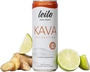 LEILO | Kava Powered Moscow Mule Mocktail Drink | 12-Pack – Sugar-Free & Non-ALC Functional Relaxation Support | 12 fl oz Cans (Pack of 12)